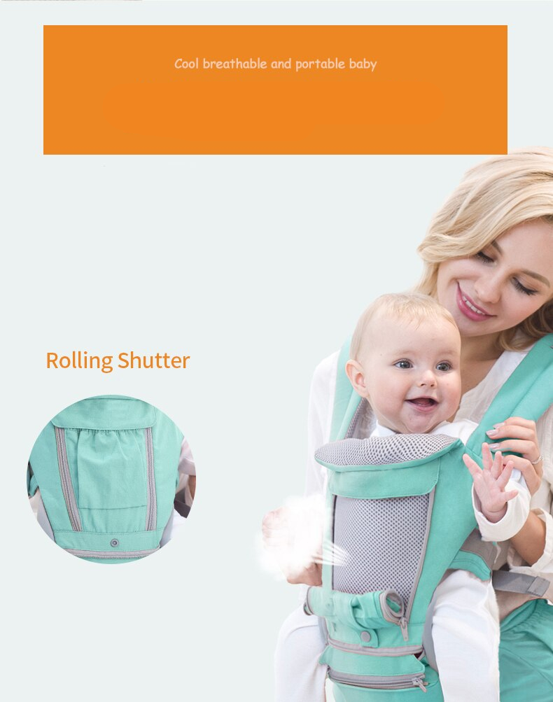 Plain Cotton Front Facing Baby Sling